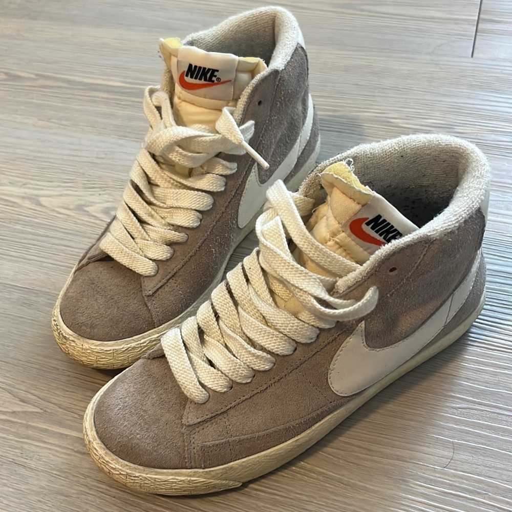 Nike Blazer Mid Suede Grey Vintage size 5
